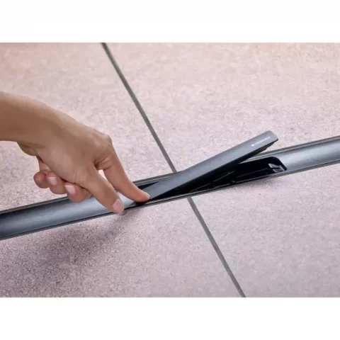 Rigola de dus Geberit CleanLine30, 30–110 cm, negru