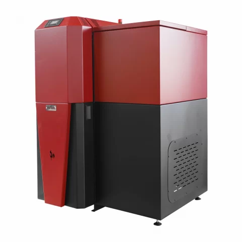Centrala mixta Lemn/Pelet Fornello Tera 28 kW, aprindere automanta la peleti, buncar peleti 95 kg