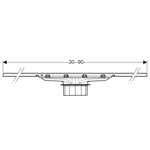 Set Promo Rigola liniara Geberit CleanLine, rigola dus Geberit CleanLine