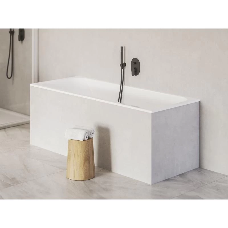 Cada pentru inzidire Ravak Chrome Slim, acril, 160x70 cm, alb
