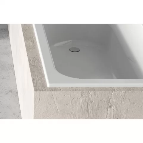 Cada pentru inzidire Ravak Chrome Slim, acril, 160x70 cm, alb