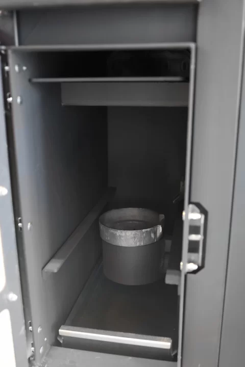Centrala mixta Lemn/Pelet Fornello Tera 28 kW, aprindere automanta la peleti, buncar peleti 95 kg