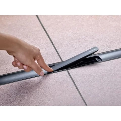 Rigola liniara Geberit CleanLine 90 cm negru 154.501.TE.1