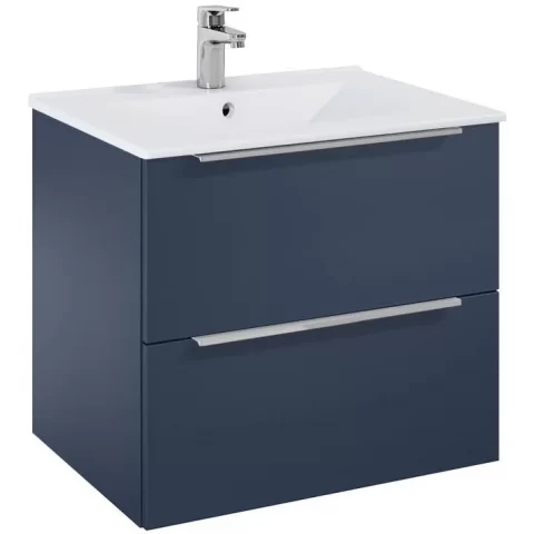 Set mobilier baie si lavoar Roca Elegant Plus 61x46xH55 cm, albastru