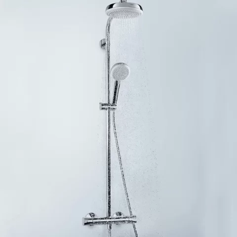 Sistem dus Hansgrohe Crometta 160, brat de 35 cm, un jet