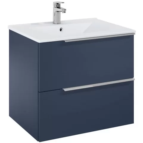 Set mobilier baie si lavoar Roca Elegant Plus 61x46xH55 cm, albastru