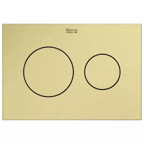 Clapeta de actionare Roca Duplo PS3 dual flush, alama periata