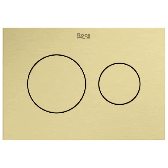 Clapeta de actionare Roca Duplo PS3 dual flush, alama periata