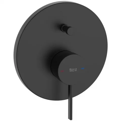 Set Promo Sistem dus incastrat fara termostat Roca Ona, negru mat
