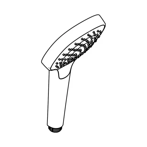 Para dus Hansgrohe Croma Select E Vario , Alb & Crom