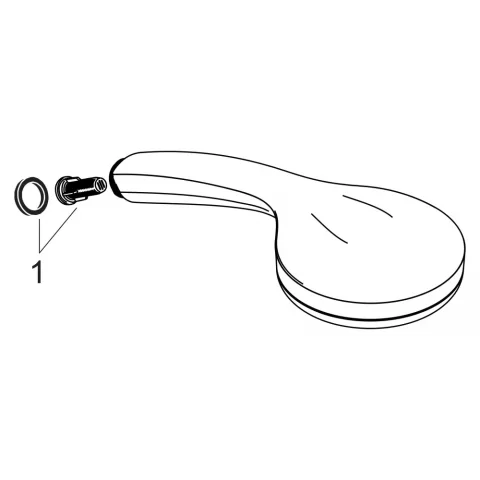 Para dus Hansgrohe Croma 100 vario crom cu 4 tipuri de jet 