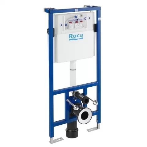 Set Promo Vas WC Roca Nexo suspendat, rezervor incastrat si capac soft close 36x54 cm evacuare orizontala
