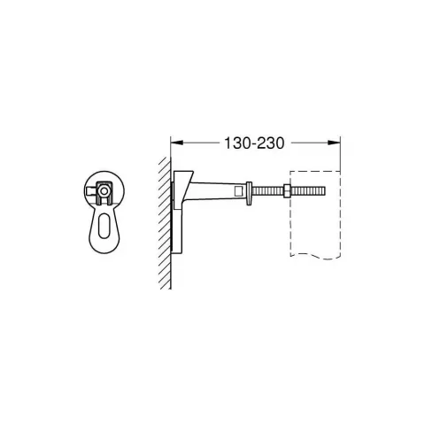Set fixare rezervor Grohe