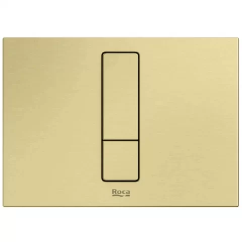 Clapeta de actionare Roca Duplo PS4 dual flush, alama periata