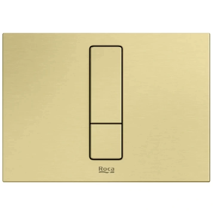Clapeta de actionare Roca Duplo PS4 dual flush, alama periata