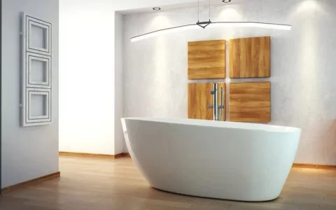 Cada freestanding  Besco Goya compozit 170x72 cm, alb