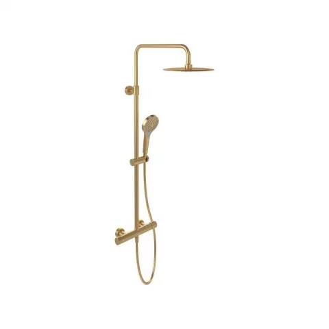 Sistem de dus Villeroy & Boch Verve Showers cu termostat auriu TVS10900500076