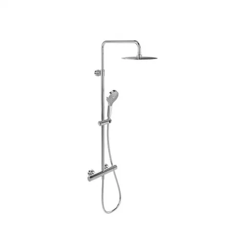 Sistem de dus Villeroy & Boch Verve Showers cu termostat crom TVS10900500061