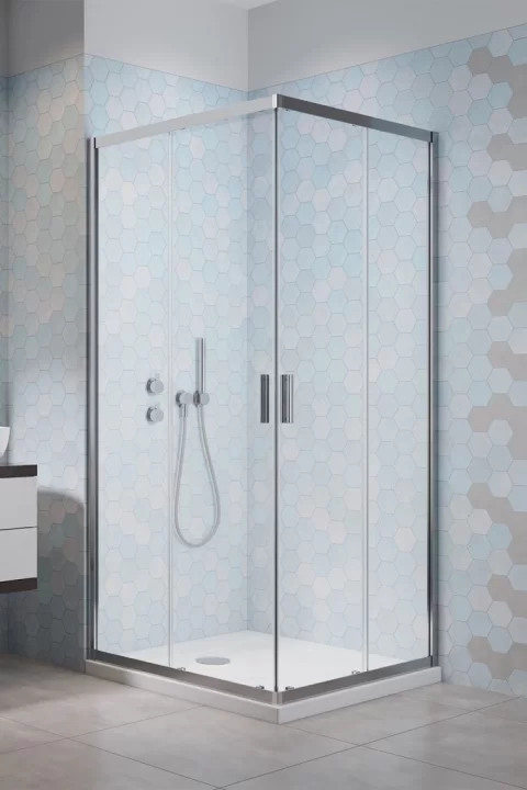 Cabina dus Radaway Alienta D crom, 80x90x190cm