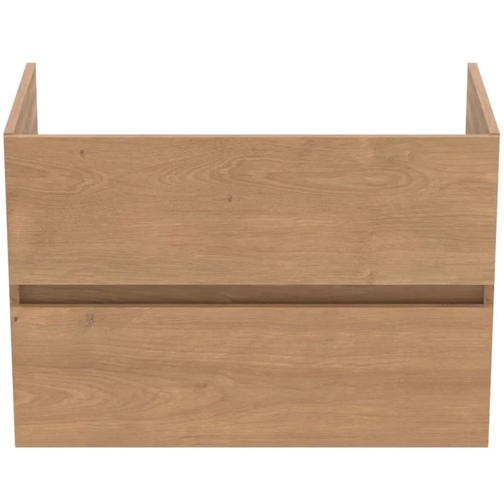 Dulap lavoar baie Ideal Standard Eurovit suspendat cu 2 sertare, 80 cm, bej