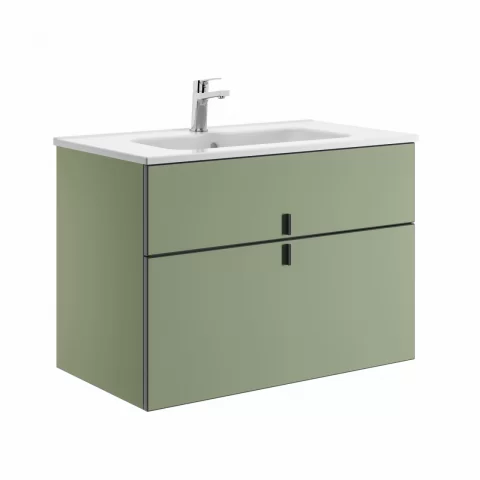 Mobilier soft close si Lavoar Gala 80 cm Sage Green