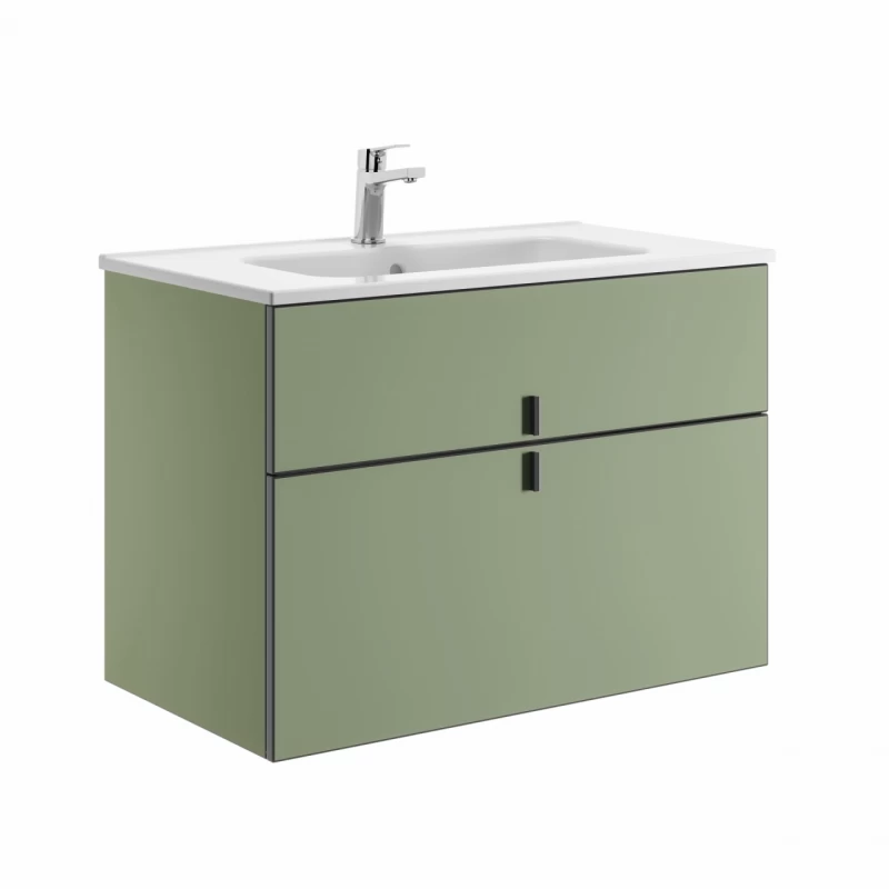 Mobilier soft close si Lavoar Gala 80 cm Sage Green