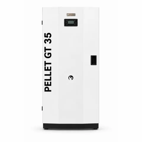 Centrala pe peleti Fornello GT 35 Standard, 35 KW, echipata cu pompa circulatie