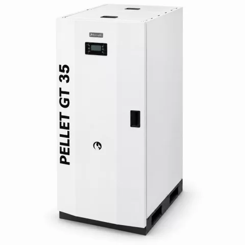 Centrala pe peleti Fornello GT 35 Standard, 35 KW, echipata cu pompa circulatie