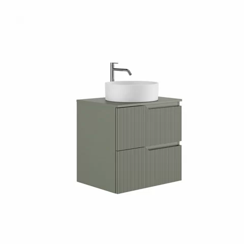 Set Mobilier cu blat CANALETTO 60x45 cm, 2 Sertare, Verde