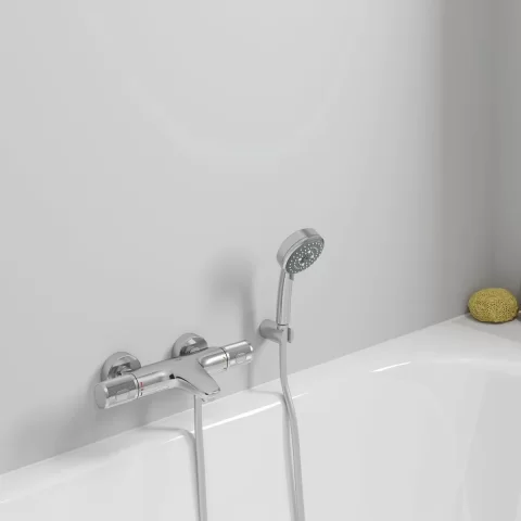 Baterie Grohe Precision Feel cada-dus cu termostat crom 34788000