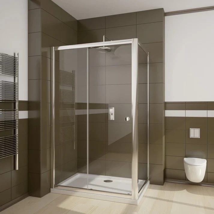 Cabina dus dreptunghiulara cu usa glisanta Radaway Premium Plus DWJ+S 100x80 cm