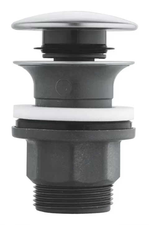 Ventil lavoar Push-Open Grohe pentru lavoare cu preaplin, crom lucios 