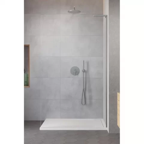 Perete sticla dus Walk In Radaway Modo SL II 100xH200 cm, profil nichel periat