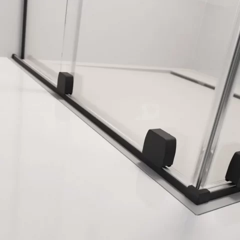 Perete sticla dus Walk In Radaway Furo SL 120xH206 cm, profil negru