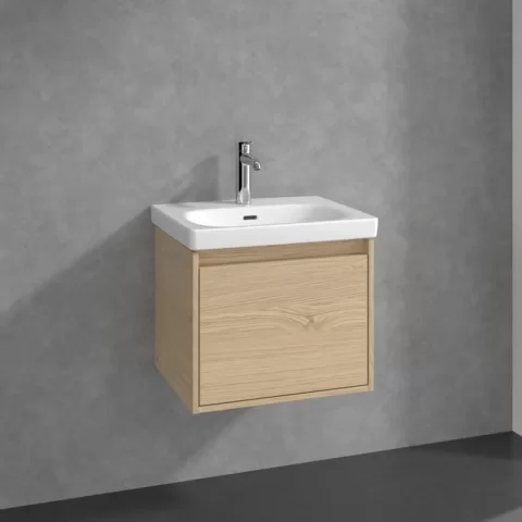 Baza lavoar suspendat Villeroy&Boch Skyla 52.5x42.4xH43.6cm, stejar deschis