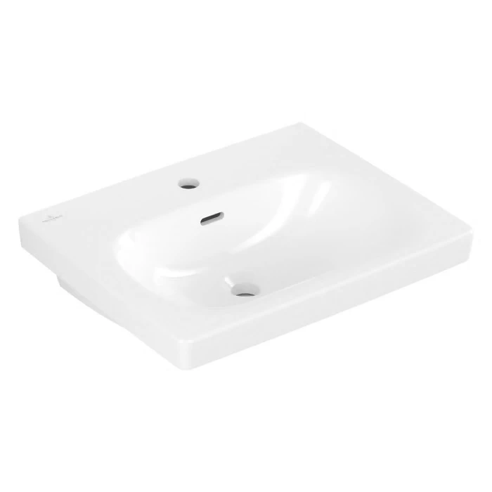 Lavoar Villeroy&Boch Skyla CeramicPlus 55x44.5cm, alb alpin