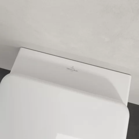 Set PROMO Vas wc cu capac soft close Villeroy&Boch Twist Flush, alb alpin 53x37cm