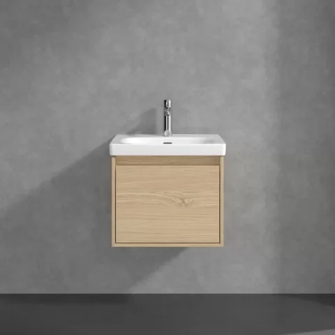 Baza lavoar suspendat Villeroy&Boch Skyla 52.5x42.4xH43.6cm, stejar deschis